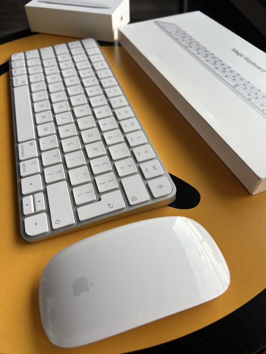 Apple Magic Mouse Keyboard Myszka Klawiatura