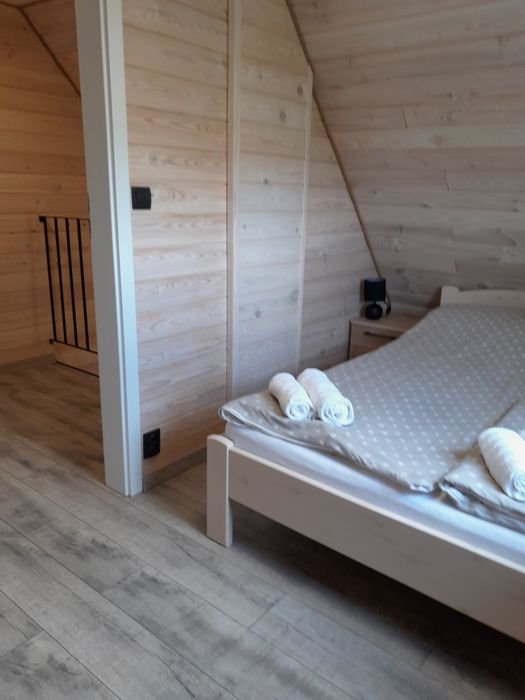 Domek nad jeziorem Narie w Bogaczewie