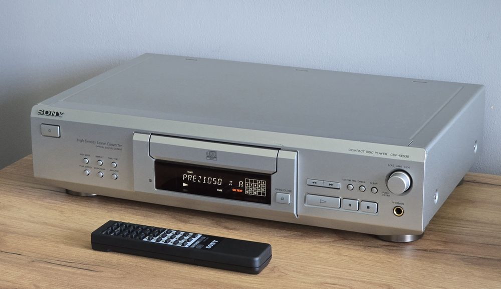 Sony CDP-XE530 z CD-TEXT Odtwarzacz CD Super Stan