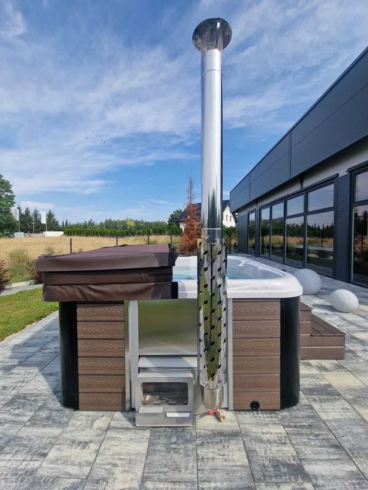 Balia Ogrodowa SPA Hot Tub Gorąca Beczka Cuba Cała Polska