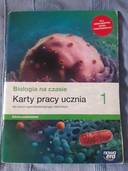 Biologia na czasie karty pracy ucznia 1 wypełniona długopisem