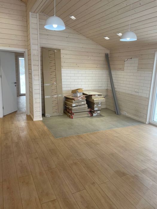 Котедж. Каркасний Будинок в Карпатах за проектом SCANDI 100 . Ворохта