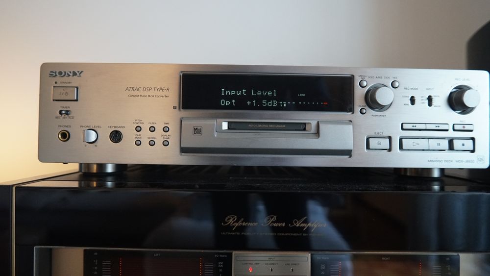 Minidisc  Sony MDS-JB930  QS – ATRAC Type-R – MiniDisc Deck Premium V