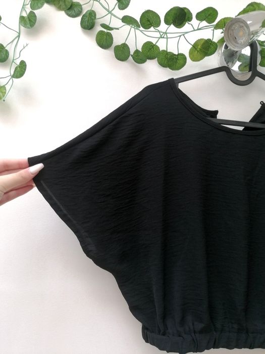 Top Cropped Preto Fino