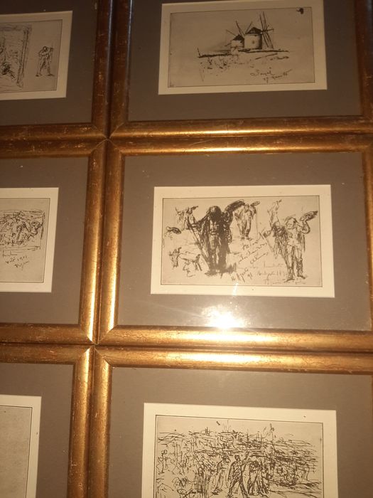 Reproduções de Desenhos de  José  Malhoa