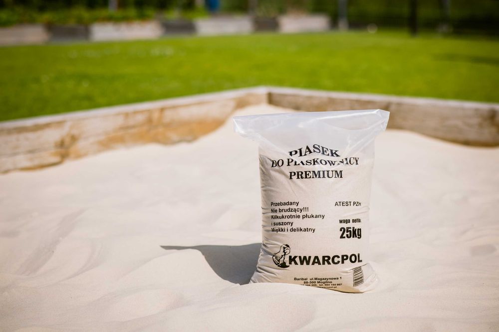 Piasek do piaskownic ATEST PZH 1000kg