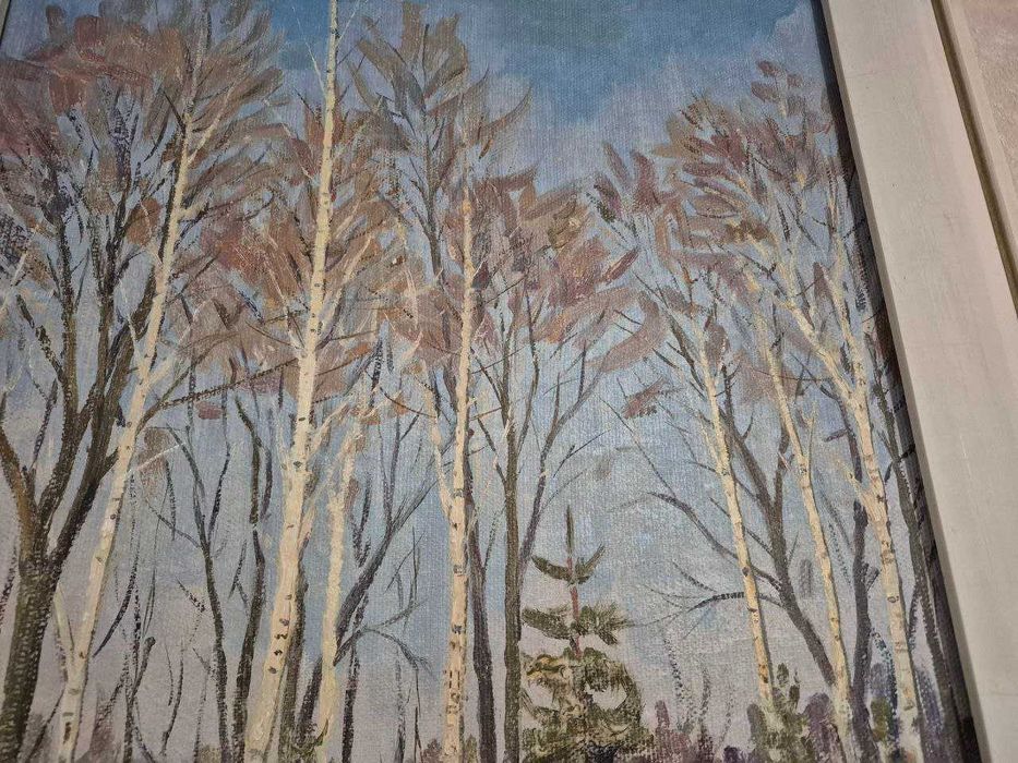 Картина з березами