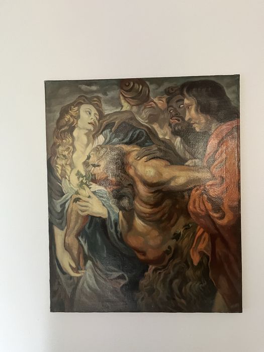 olejny na płótnie van dyck bachanalia