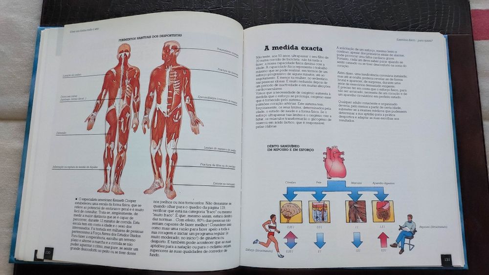 2 livros "Viver em forma todo o ano + Dieta e Nutrição"