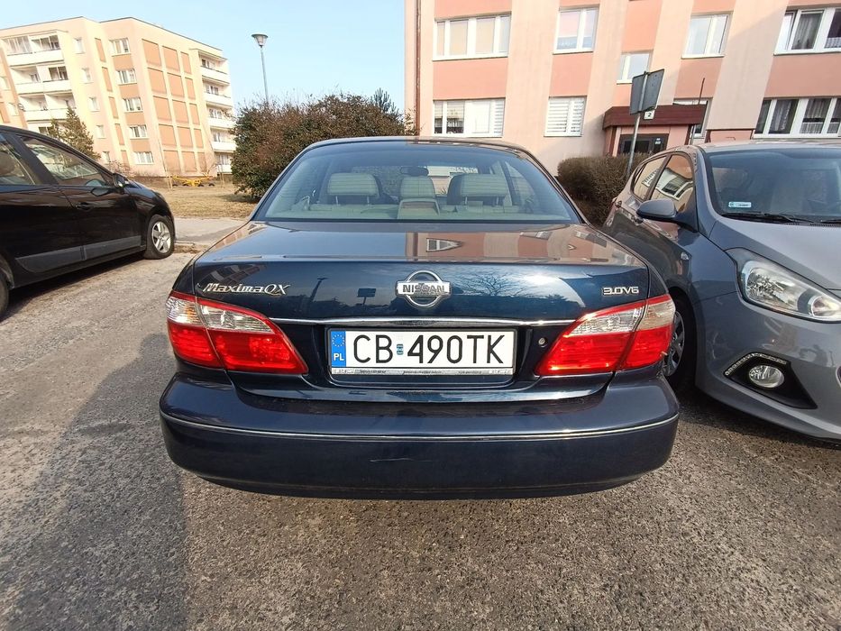 Nissan Maxima Niski przebieg / 3.0 V6 200km ładne fotele - limuzyna QX