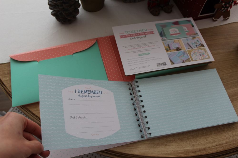 Álbum/livro colagens Together till the end of the world Mr Wonderful