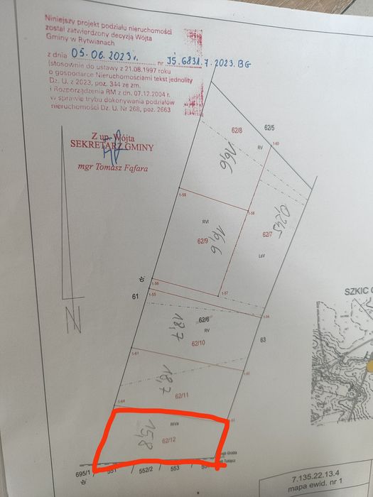 Działka budowlana Rytwiany-Grobla
