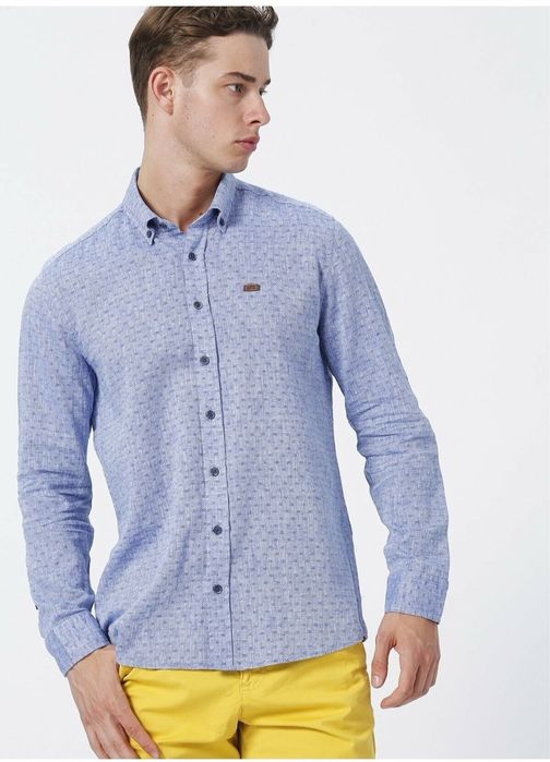 Рубашка Polo Ralph Lauren ексклюзивна M-L синя