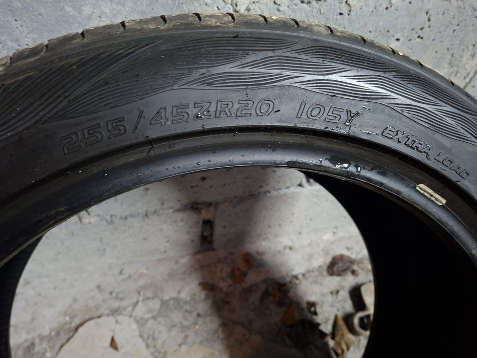 Sprzedam opony 255/45/20cali jak nowe!!!