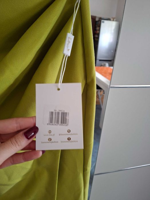 Sukienka maxi Lou xs 34 pióra