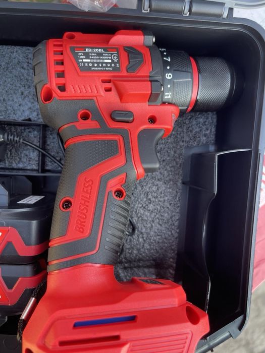 Аккумуляторный бесщеточный шуруповерт Edon ED-20BL дрель-шуруповерт