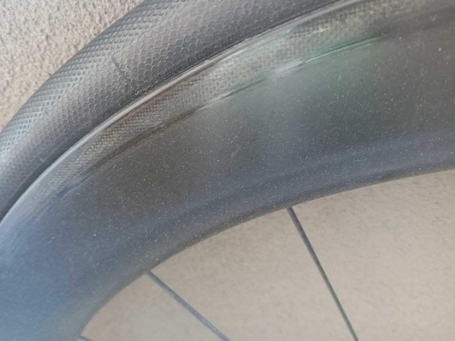 Par de rodas de bicicleta carbono