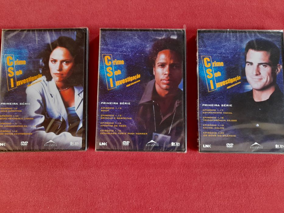 6 DVD filmes CSI