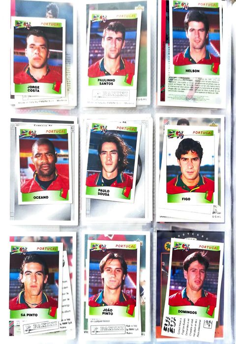 Cromos Seleção Nacional desde 1978 até 2022 Panini e outros