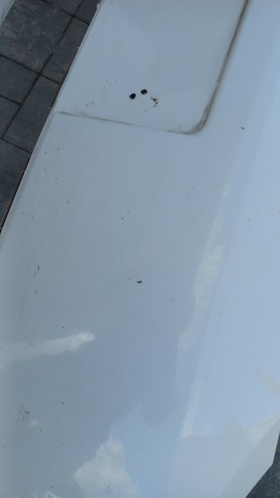 Vw touran 10-15  zderzak 1t0 przód przedni bialy lb9a spryski spryskiw