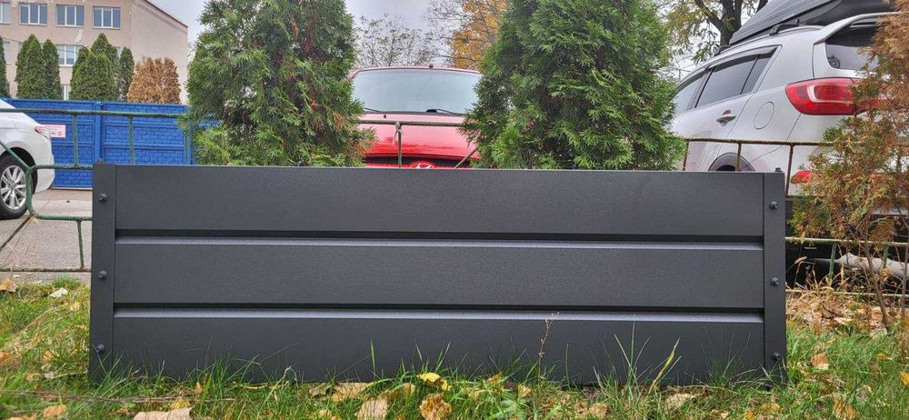 Грядки високі  садові теплі Тепла металева  высокая грядка  для квітів