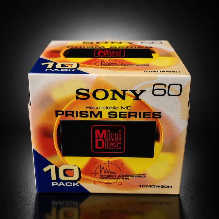Минидиски minidisc Sony Prism Series 60 min 10шт
