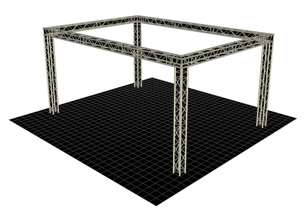 Aluguer Sistema  Estrutura Truss expositor feiras