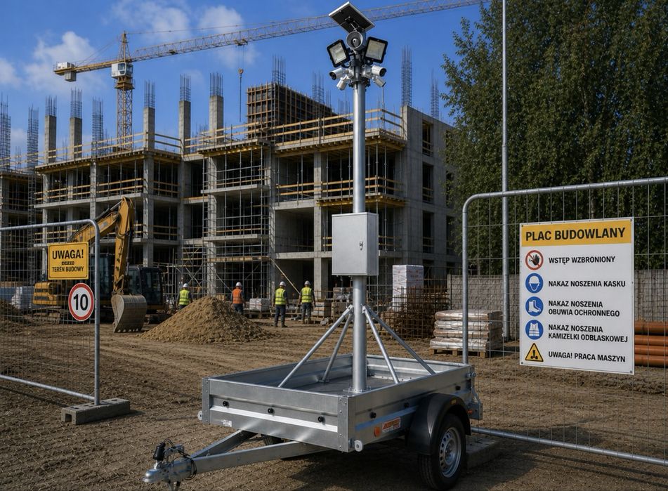 Wieża mobilna monitorująca, wieża mobilna