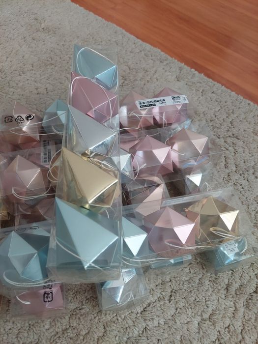 Conjunto de 80 enfeites de Natal IKEA novos!