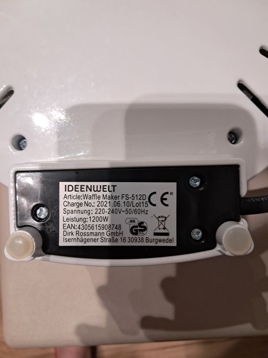 Nowa gofrownica serduszka