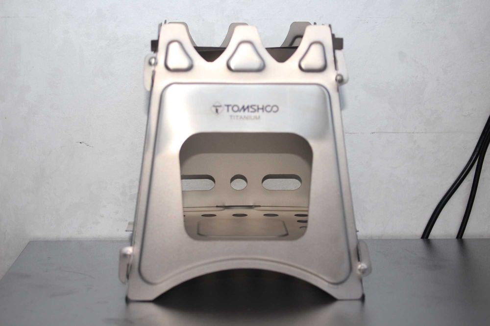 Титанова піч щепочниця розбірна велика титановая щепочница Tomshoo XL