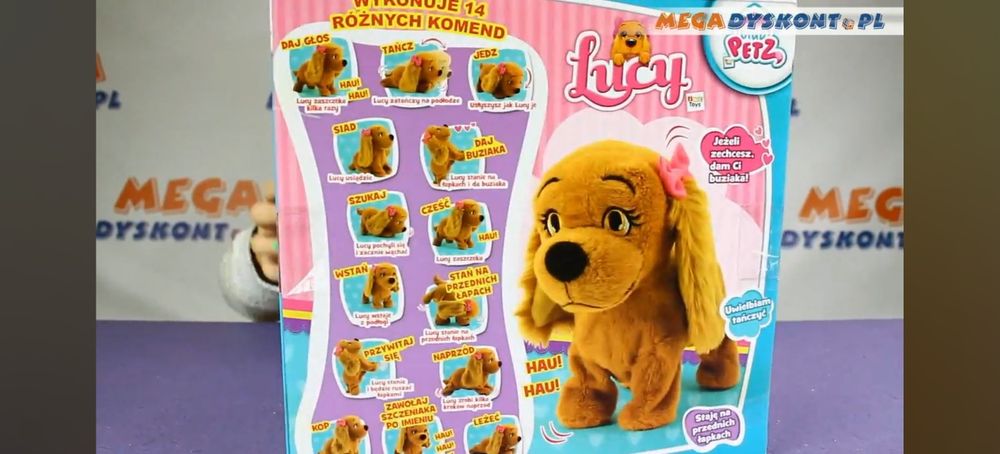 Interaktywny piesek Lusy