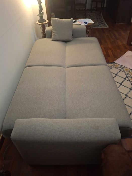 Sofá cama, 3 lugares, como novo!