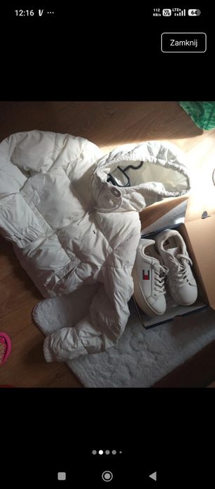 Kurtka oraz buty Tomy  Hilfiger