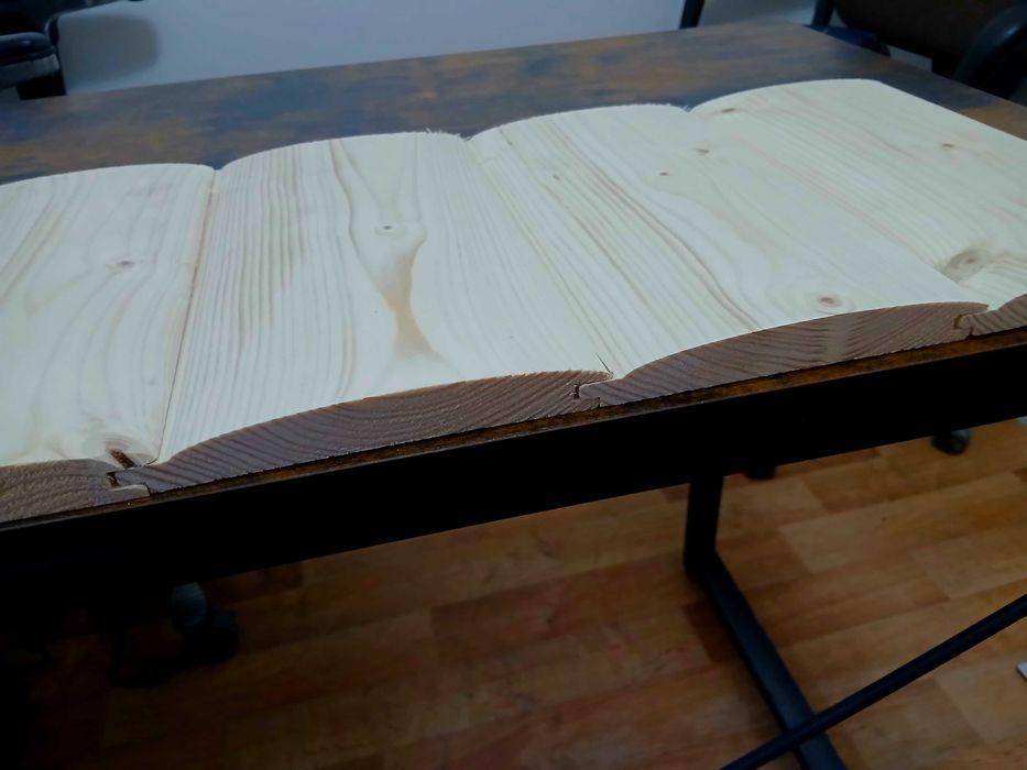 Deska elewacyjna półbal, świerk europejski/skandynawski. DOSTAWA !