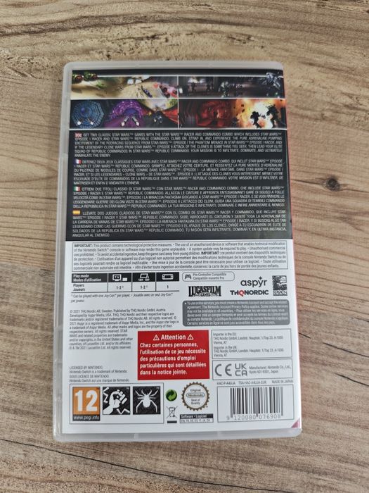 Nintendo Switch Star Wars Racer Republic Commando