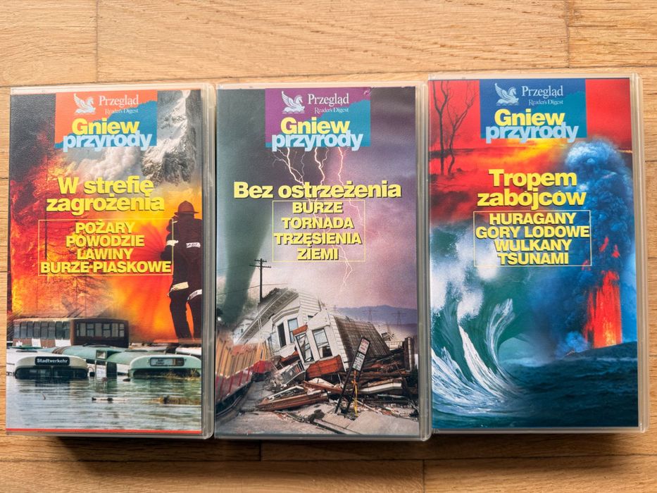 Gniew Przyrody kolekcja Przegląd Readers Digest VHS
