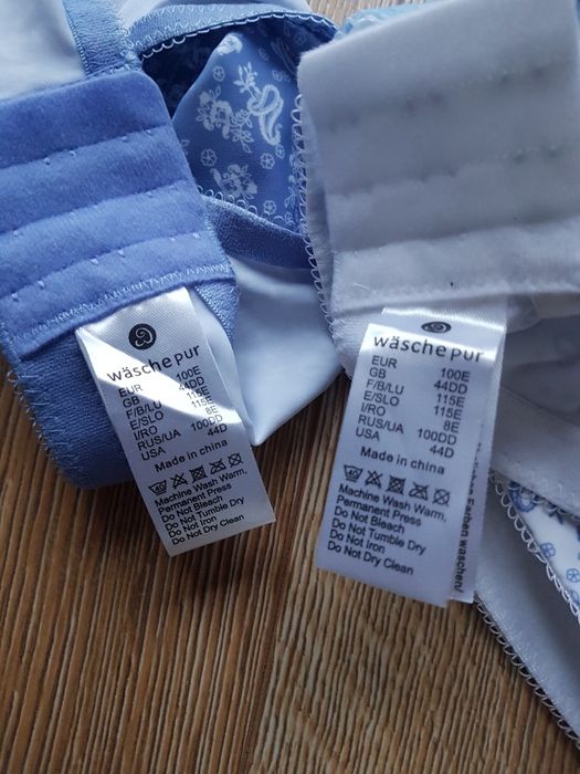 100E wäsche pur biustonosz stanik damski waschepur 2-pack 
Nowe 
Rozmi