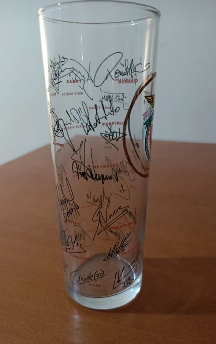 Copo coleção vidro Oficial Benfica