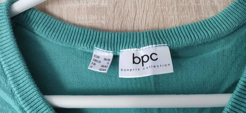 Zielony sweterek nowy Bonprix 36/38