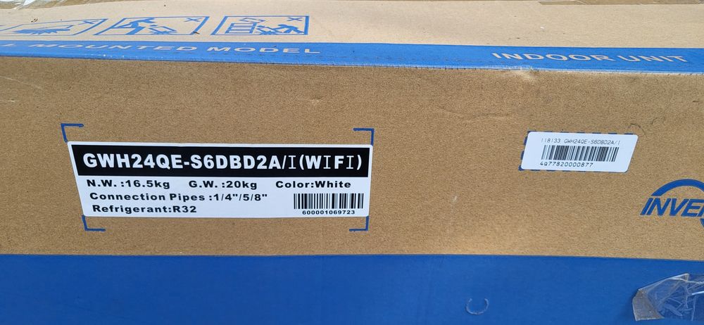 Продам внутренний блок кондиционера GREE GWH24YE-S6DBA2A/I