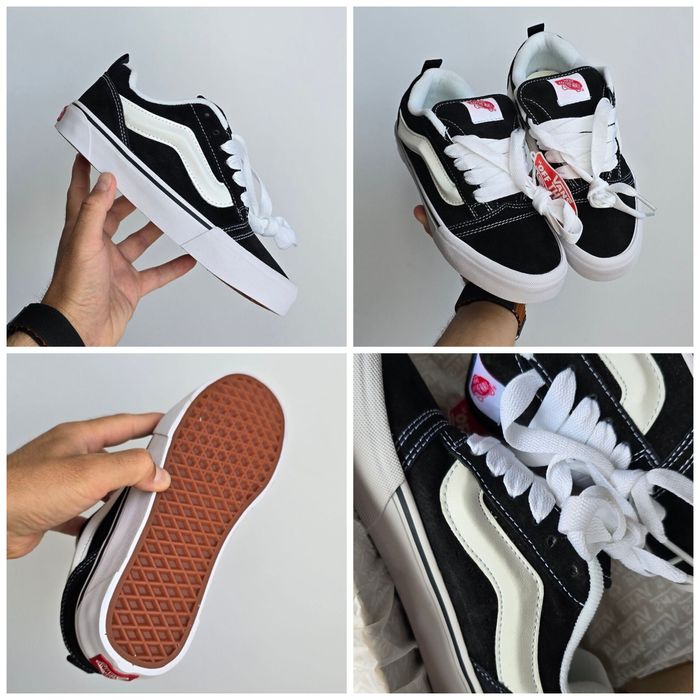 р36-45 Кеди Vans KNU skool black white pink grey beige blue