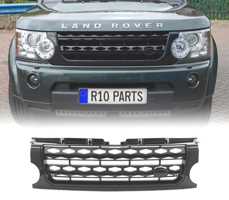 GRELHA LAND ROVER DISCOVERY III 05-09 LOOK DISCOVERY 4 PRETO BRILHANTE