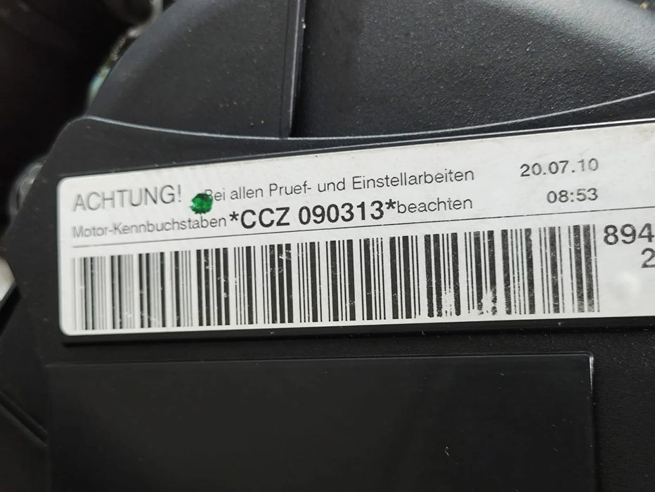 Motor Completo VWAG Audi VW Volkswagen 2.0 TFSI 16v 210cv CCZ