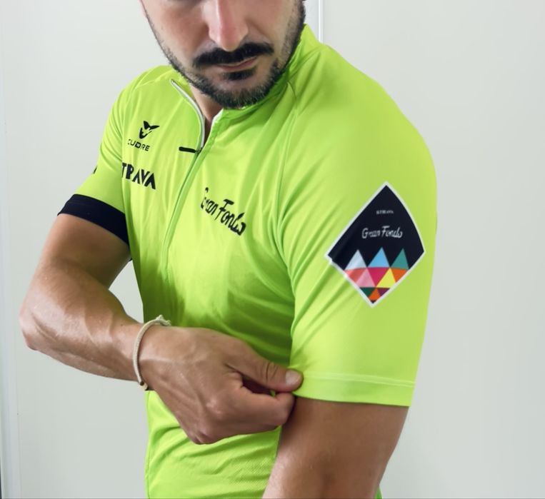Camisola de Ciclismo Cuore Strava Gran Fondo Verde