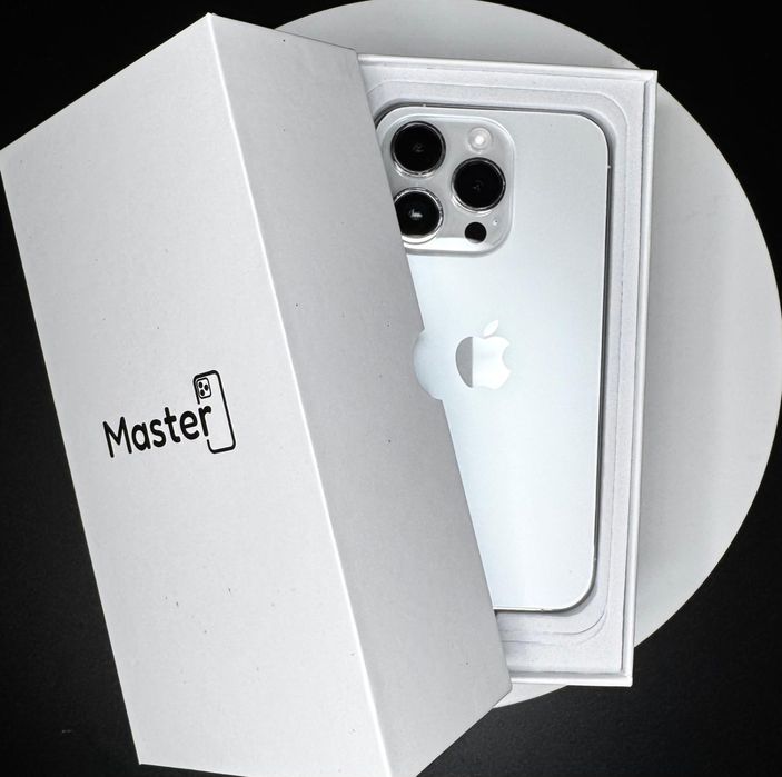 Apple iphone 14 PRO 128gb silver jak nowy 100% bat 6msc gwarancji