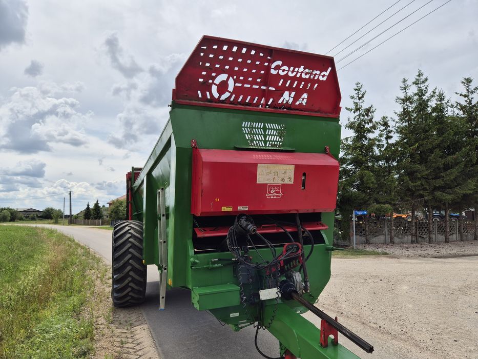 Rozrzutnik obornika  Coutand Twister 12-16t, 20r  Gwarancja . Piękny.