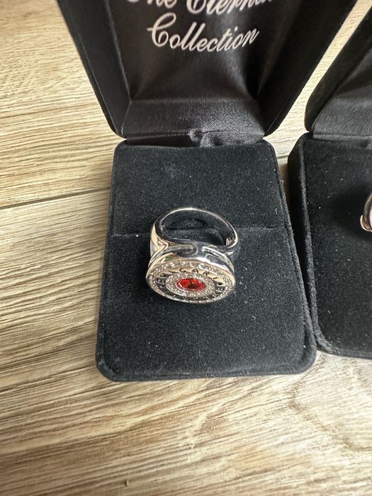Komplet Bvlgari kolczyki i pierscionek okaxja