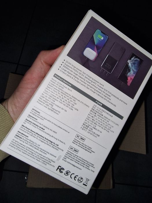 Powerbank павербанки 30000 22.5w, 15w