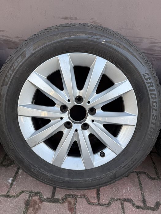 Komplet kół zimowych 5x112 Mercedes Audi Vw Skoda 205/60/16 Bridgeston